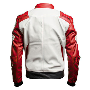 Red White Racer Jacket