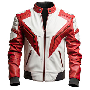 Red White Racer Jacket
