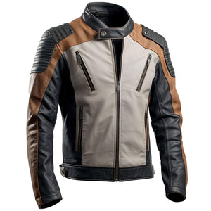 Quilted Lightweight Moto Jacket — side view