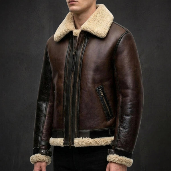 Brown Sterling Bomber Jacket