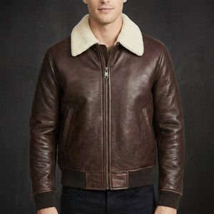 Brown Camden Bomber Jacket
