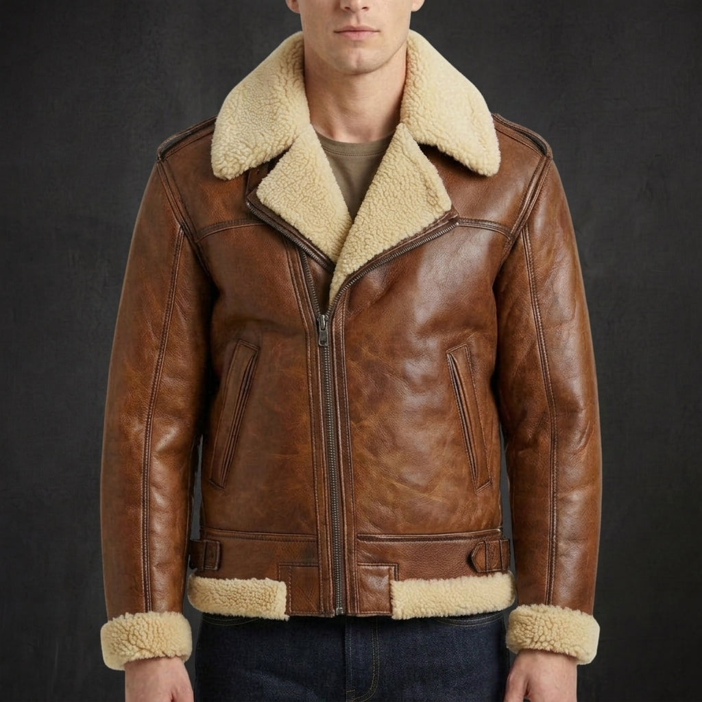 Brown Belgrave Aviator Jacket