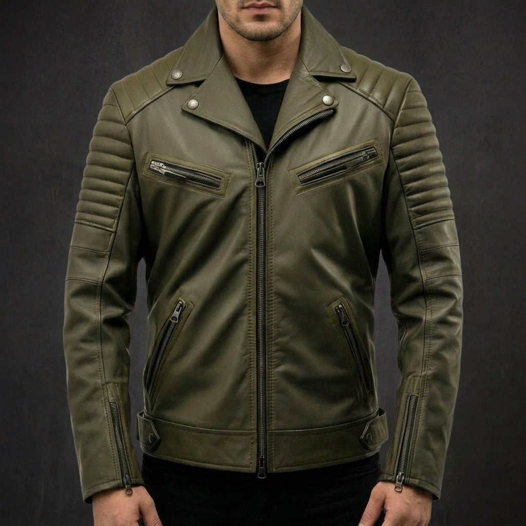 Army Green Scooter Jacket