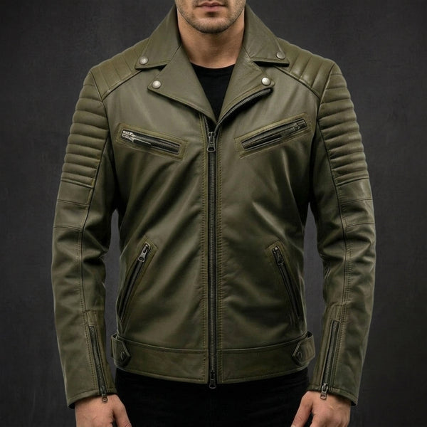 Army Green Scooter Jacket