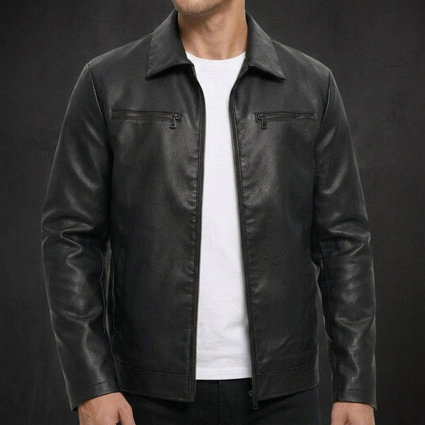 Black Steampunk Cafe Racer Jacket
