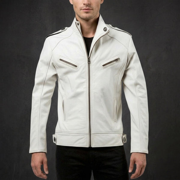 White High Street Racer Jacket