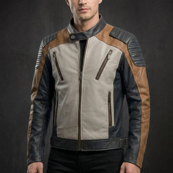 Quilted Lightweight Moto Jacket