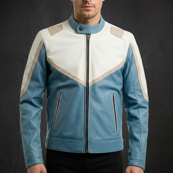 Dusky Blue Racer Jacket