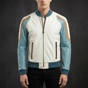 Sky Blue Camden Bomber Jacket