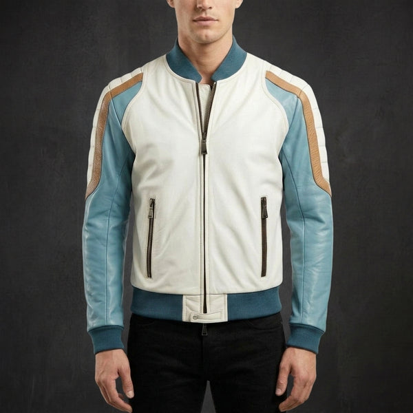 Sky Blue Camden Bomber Jacket
